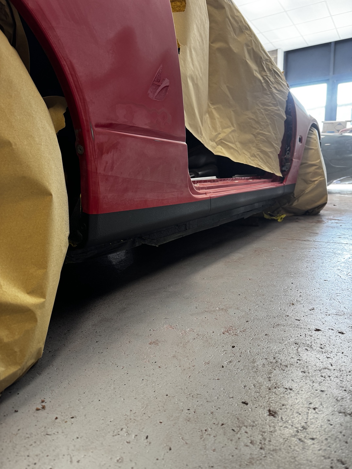JettPack Customs workshop with vehicle and panels